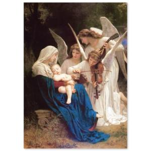 A2/A3/A4ポスター （ウィリアム・アドルフ・ブグロー) 天使の歌 マット