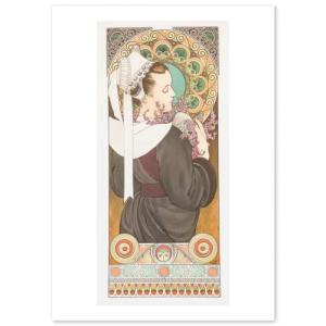 アルフォンス ミュシャ 浮気女 A3サイズ ポスター グッズ 絵画