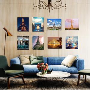 三つの白い雲 アートパネル 現代アート シンプル 抽象画 キャンバス