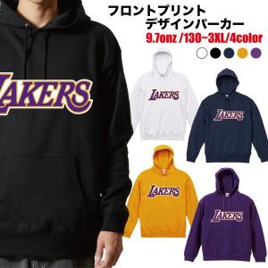 パーカー メンズ レディース レイカーズ レブロン 八村 長袖 プルオーバー スウェット 秋 冬 キッズ 130〜3XL 大きいサイズ 9.7オンス