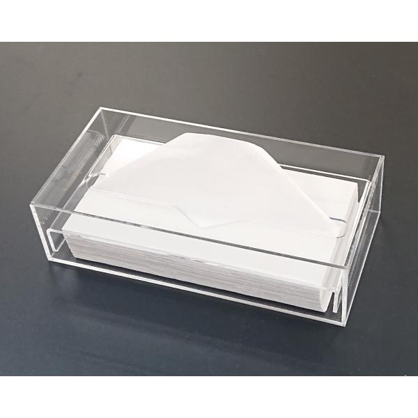 アクリル製 ペーパー タオル ホルダー BOX 透明 シンプル おしゃれ トイレ キッチン 洗面 台...