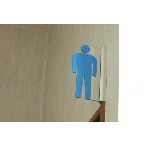 トイレ突出サイン（男子トイレ）
