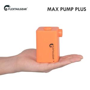 【在庫品限り】FLEXTAILGEAR - MAX PUMP PLUS 持ち歩けるエアポンプ、3600mAHの電池で、USB充電式、とても軽いエアポンプ、速やかに空気を入れる、抜くことがで