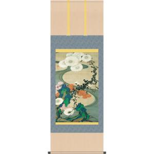 掛軸 日本の伝統と文化 掛軸 開運金龍（縁起） 今井玲豊作 尺五立