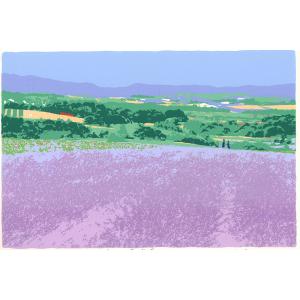 絵画 吉岡浩太郎 幸せの散歩道 版画 現代アー...の詳細画像1