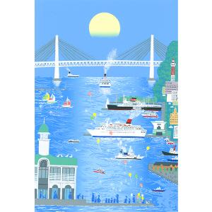絵画 吉岡浩太郎 出航 版画 現代アート インテリアの詳細画像1