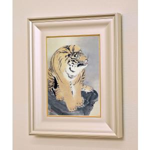 絵画 猛虎 （ もうこ ） 山村観峰 日本画 開運画 縁起画 干支 虎