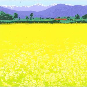 絵画 吉岡浩太郎 野辺の春 版画 現代アート ...の詳細画像1