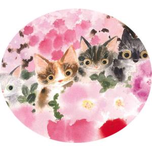 絵画 渡辺あきお・心地よい花色 版画 インテリアの詳細画像1