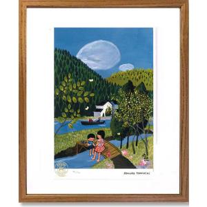 絵画 谷内六郎 （たにうちろくろう）・遠足 版画 インテリア
