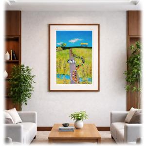 絵画 谷内六郎 (たにうちろくろう)・遠足 版...の詳細画像2