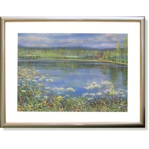絵画 国武久巳・水辺の馬たち アート インテリア 風景画 : 絵画生活