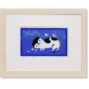 堀 文子 「 風 」 オリジナルリトグラフ 版画 日本画 絵画 花 蝶 堀 文子 「 風 」 オリジナルリトグラフ 版画 日本画 絵画 花 蝶