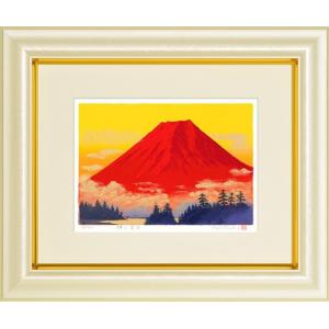 【ART】土屋茂真筆(赤富士)6号 楽天市場】絵画 油絵 赤富士 （土屋茂） F6号 送料無料 【肉筆】【油絵