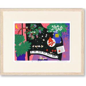 ☆吉岡浩太郎☆「 バラ 」シルクスクリーン版画 新品額！ 薔薇 絵画 花 版画 シルクスクリーン 吉岡浩太郎 「白馬の歌