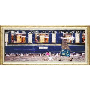 絵画　サムトフト　イケてるオリエント急行　現代アート　インテリア