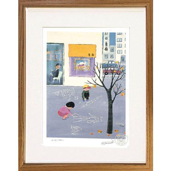 絵画　谷内六郎 （たにうちろくろう） ・芸術の秋　版画　インテリア