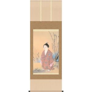 掛け軸 掛軸 酒井 抱一（さかいほういつ）・ 梅、雀（うめ、すずめ