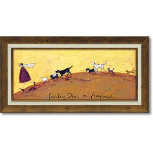 サムトフト  絵画　幸せに向って   現代アート　インテリア