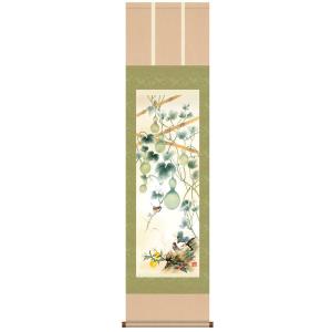 掛け軸 掛軸 宮本武蔵 紅梅鳩図 （ こうばいはとず ） （尺五） : 絵画
