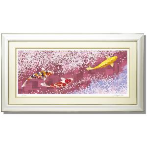 笹倉鉄平　軽井沢の窓辺 笹倉鉄平 軽井沢の窓辺／絵画 版画 ミクスドメディア 全国送料無料