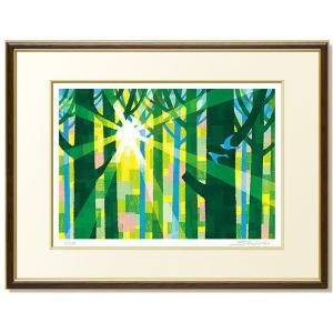 絵画 藤谷壮仁郎・幸せの青い鳥 版画 インテリアの詳細画像1