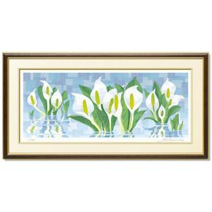 絵画 国武久巳・白い樹林 アート インテリア 風景画 : 絵画生活 - 通販