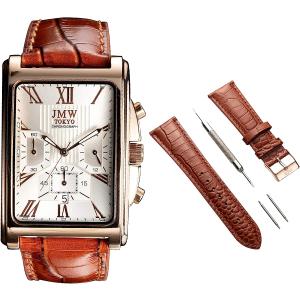 JMW TOKYO 腕時計 シチズン製ムーブメント 上級 ムーンフェイズ ブルー