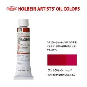 ホルベイン油絵具 6号 20ml H027 アントラキノンレッド
