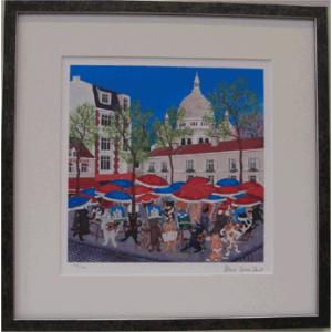 ヨランダ　モンマルトルの芸術祭　　シルクスクリーン