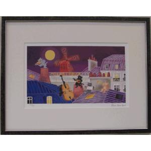 ヨランダ　ムーランルージュ　　シルクスクリーン