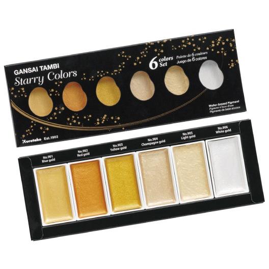 顔彩耽美　スターリーカラーズ 6色セット