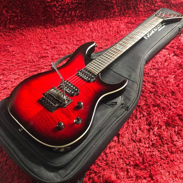 エレキギター ワッシュバーン Washburn Parallaxe S10 Flame Wine B...