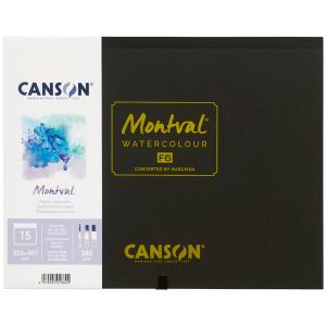 水彩 紙 スケッチパッド モンバルキャンソン F6 320x407mm C15 中性紙 300g/m2 15枚 マルマン (宅配便のみ)