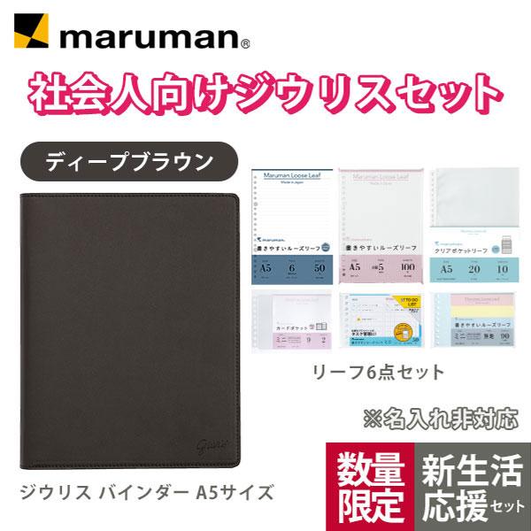 「数量限定」 EC限定セット ジウリス バインダー A5 限定セット 全6色 SETN-F290E ...