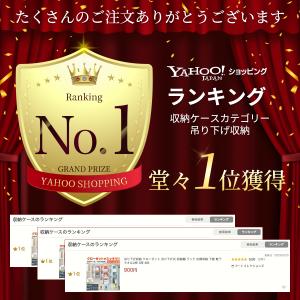 吊り下げ収納 クローゼット 吊り下げ式 収納棚...の詳細画像1