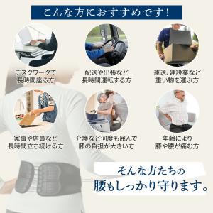 骨盤ベルト 腰痛 腰サポーター コルセット 滑...の詳細画像2