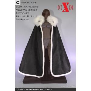 X Toys 1 6フィギュア用 マント X 016c 黒 Www Doc Sg