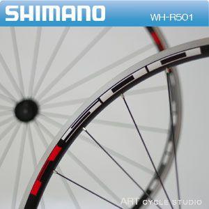 WH-R501前後 SET リムテープ付 シマノ完組ホイール : wh-r501frset