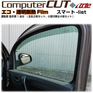 トラック用カット済フィルム ライトグリーン75% 運転席助手席2枚セット トラック用カット済みフィルム 運転席助手席 スーパーグレート