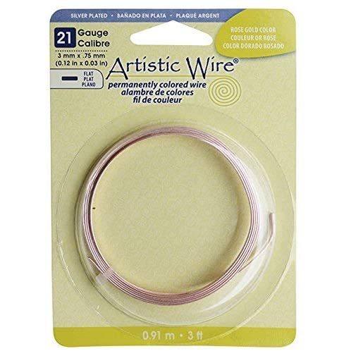 【アーティスティックワイヤー】フラット ローズゴールド ピンク Artistic Wire 21ゲー...