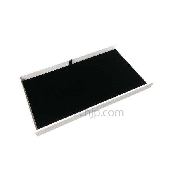 ジュエリートレイ ホワイト　ベルベットパッド付き