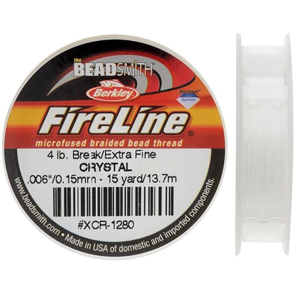 ファイヤーライン 【15YD】クリスタル ビーズ糸 ビーズステッチ用 高級糸 ビーズスミス Bead...