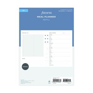 ファイロファックス システム手帳 リフィル A5サイズ 食事プランナー デスクサイズ Filofax 6穴 聖書サイズ