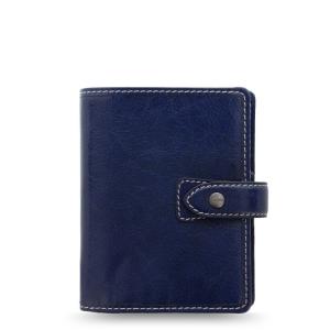ファイロファックス システム手帳 マルデン Malden ミニ6穴サイズ ネイビー Navy スモール ポケットサイズ filofax バッファローレザー 6穴 リング径19mm 本革