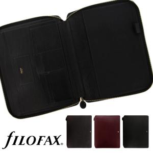 新品、未使用 filofaxファイロファックス 黒 ブラック A5 クリップブック A5ジップ ブラック ファイロファックス