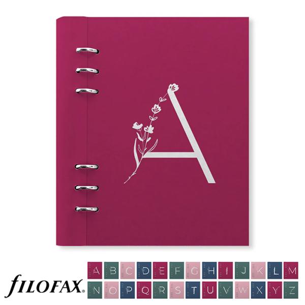 ファイロファックス システム手帳 クリップブック モノグラム A5サイズ Filofax Clipb...