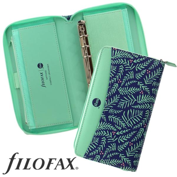 ファイロファックス システム手帳 バイブルサイズ サフィアーノ ジップ Filofax Saffia...