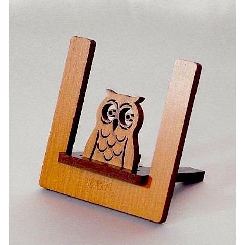 ペーパースタンドイーゼル　ふくろうのアウル 　書類立て　カード立て