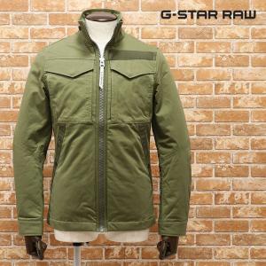 【アウトレット】 G-STAR RAW 中綿ミリタリーブルゾン DELINE-R PDD OVERSHIRT L/S D07521-5126-724 ストレッチ◎ アメカジ メンズ ジースター